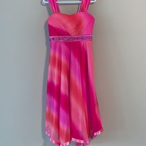 FINAL SALE 🎈Beautiful Neon Girls Formal Dress